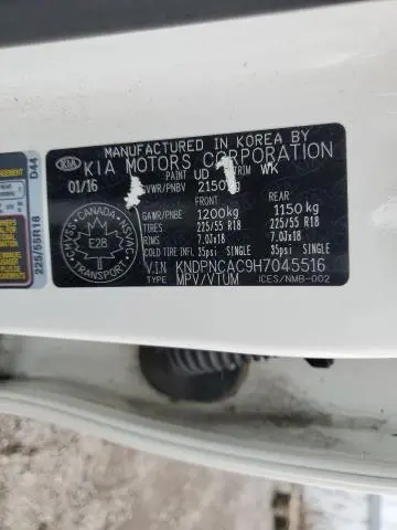 2017 KIA SPORTAGE EX  