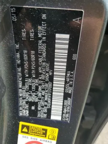 2015 TOYOTA HIGHLANDER XLE  