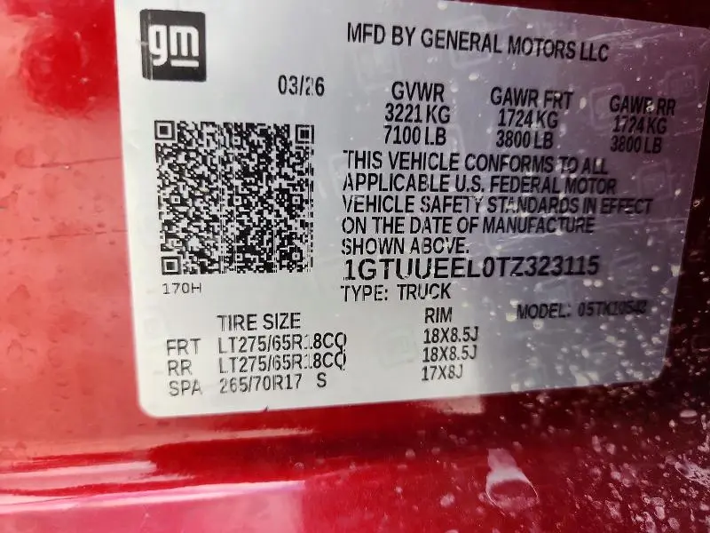 2026 GMC SIERRA K1500 AT4  
