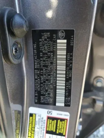 2023 TOYOTA CAMRY LE  