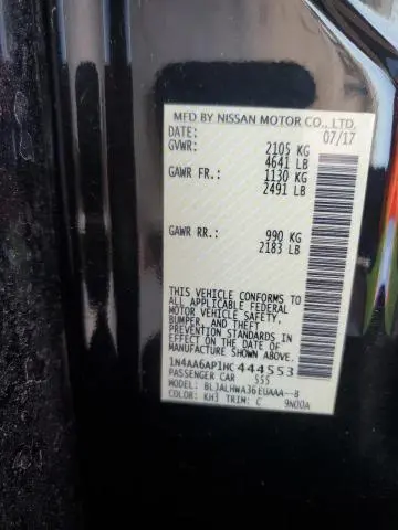 2017 NISSAN MAXIMA 3.5S  