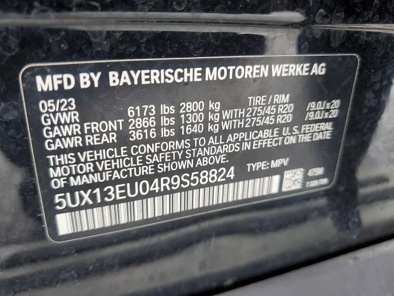 2024 BMW X5 SDRIVE 40I  