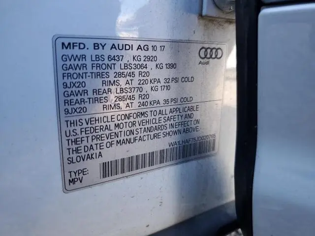 2018 AUDI Q7 PREMIUM PLUS  