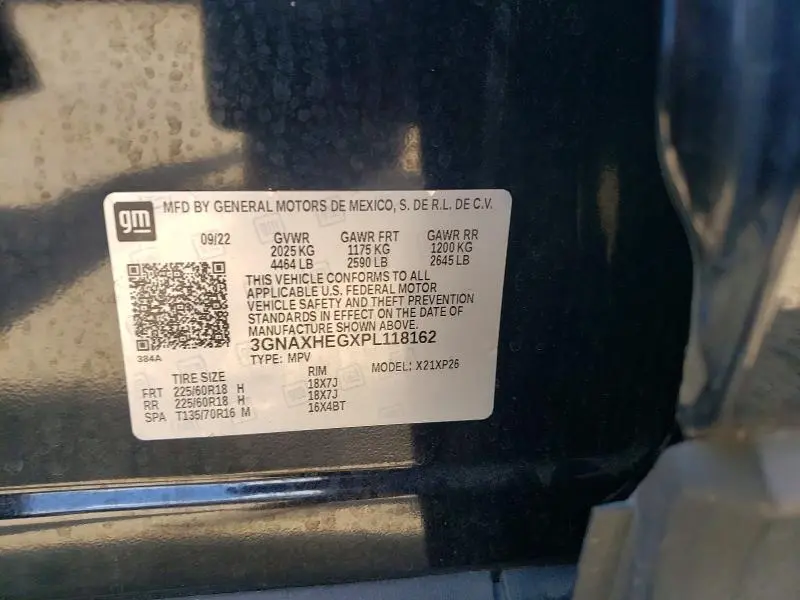 2023 CHEVROLET EQUINOX LS  