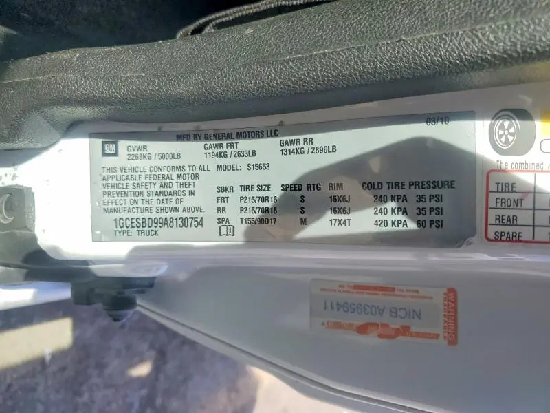 2010 CHEVROLET COLORADO   