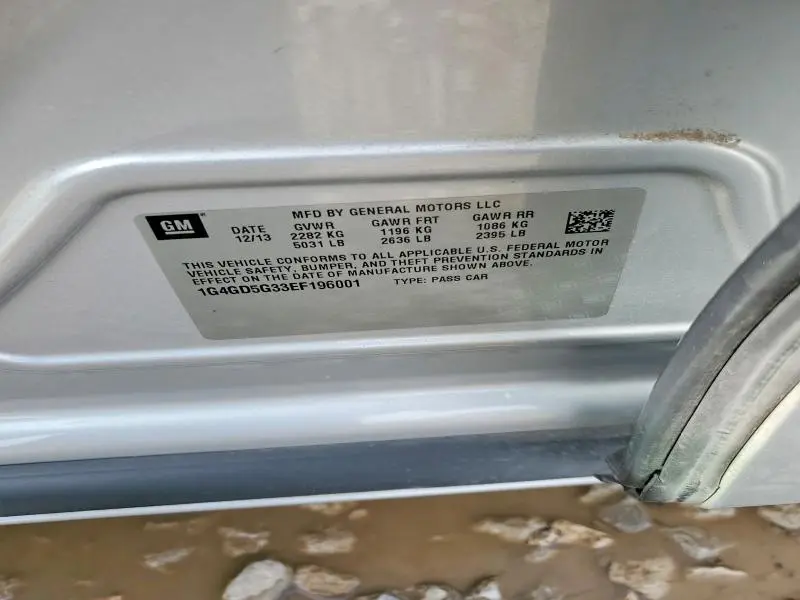 2014 BUICK LACROSSE PREMIUM  