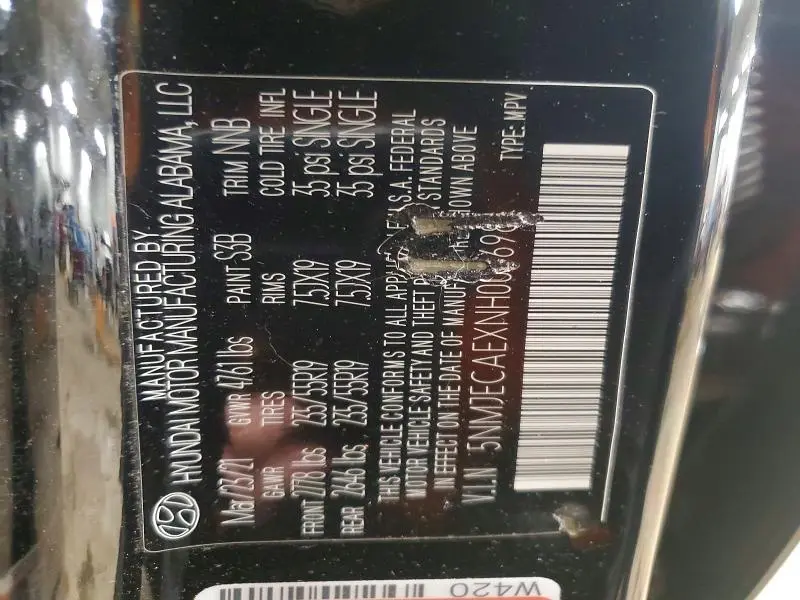 2022 HYUNDAI TUCSON LIMITED  