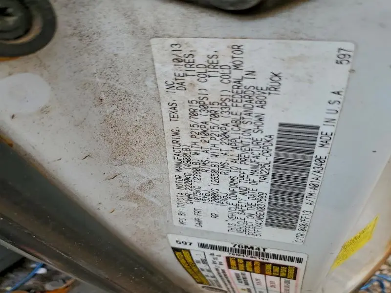 2014 TOYOTA TACOMA ACCESS CAB  