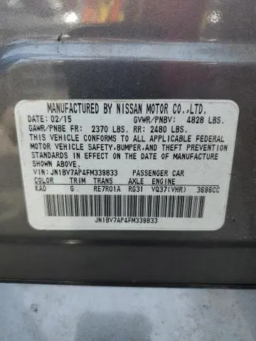 2015 INFINITI Q50 BASE  