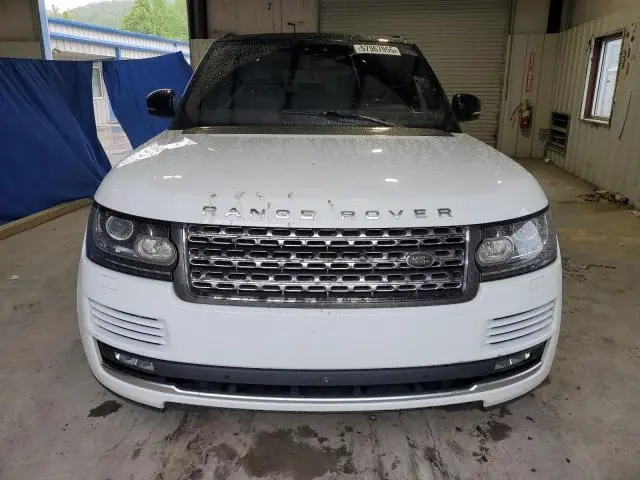 2017 LAND ROVER RANGE ROVER SUPERCHARGED  