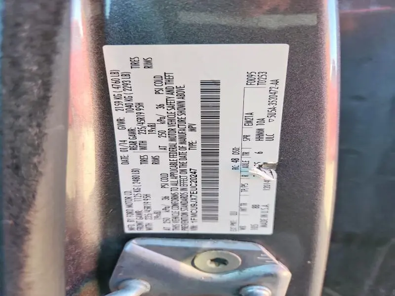 2014 FORD ESCAPE TITANIUM  