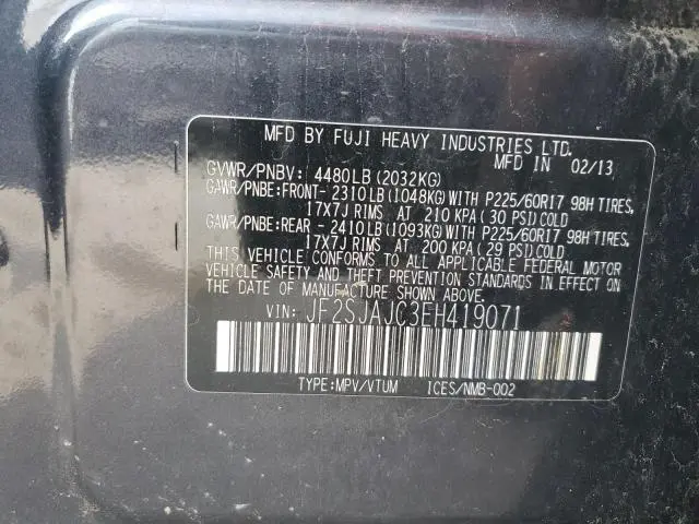 2014 SUBARU FORESTER 2.5I LIMITED  