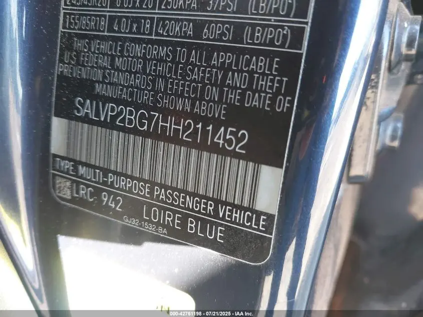 2017 LAND ROVER RANGE ROVER EVOQUE SE/SE PREMIUM