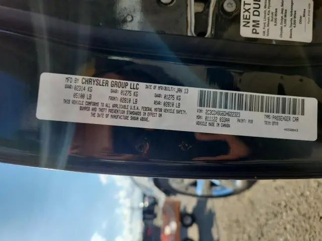 2013 DODGE CHARGER SE  