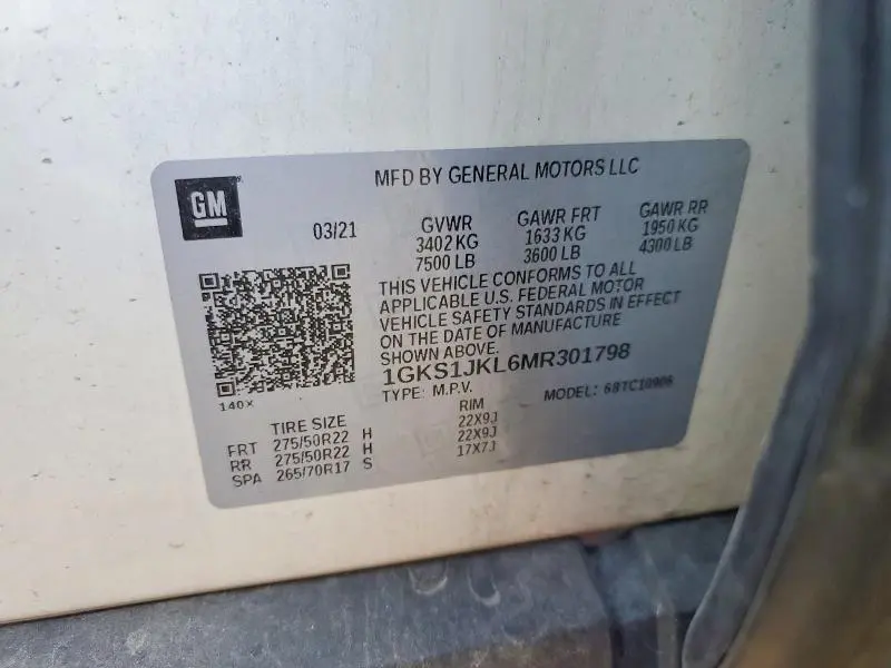 2021 GMC YUKON XL DENALI  