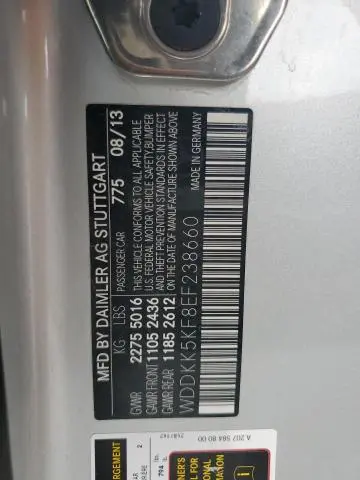 2014 MERCEDES-BENZ E 350  