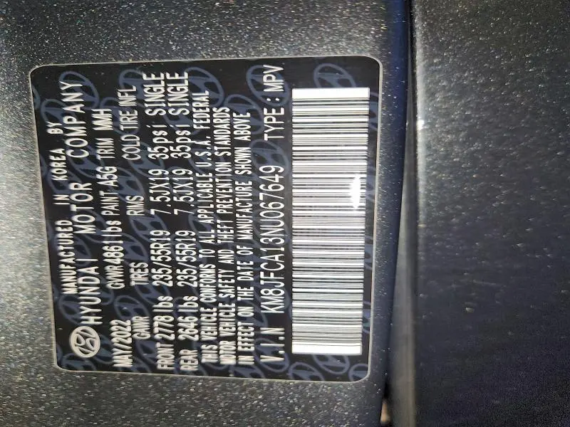 2022 HYUNDAI TUCSON SEL CONVENIENCE  