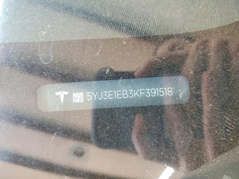 2019 TESLA MODEL 3   