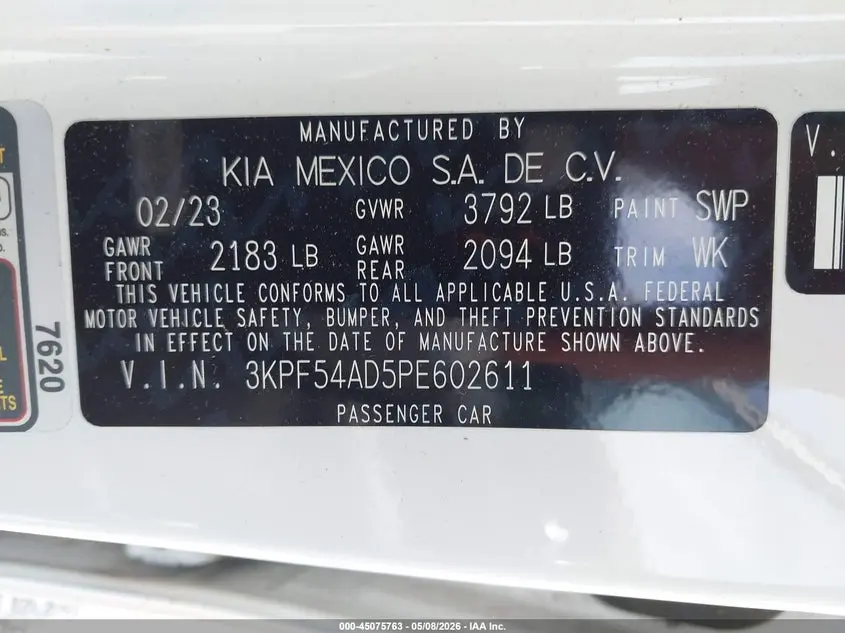 2023 KIA FORTE GT-LINE