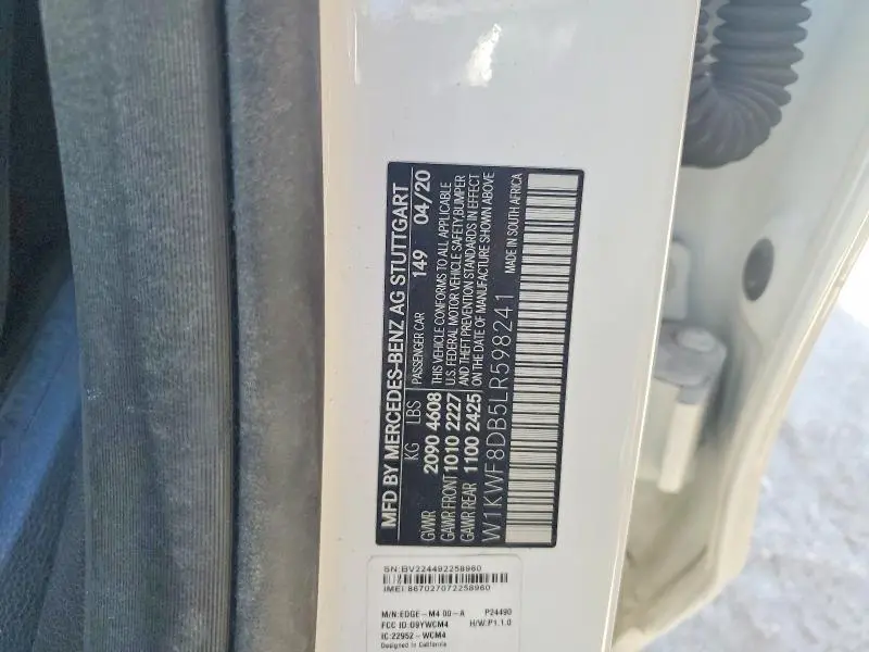 2020 MERCEDES-BENZ C 300  