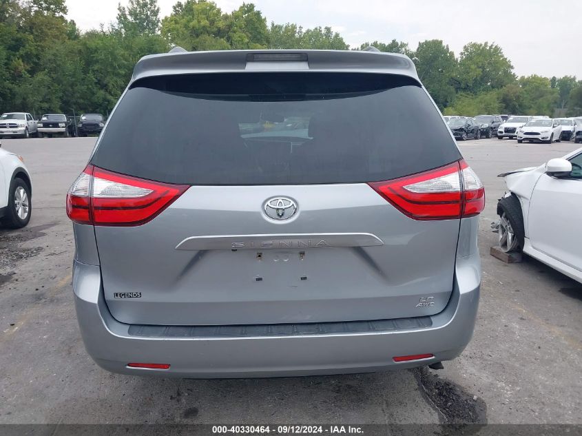 2015 TOYOTA SIENNA LE 7 PASSENGER