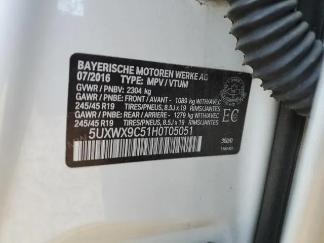 2017 BMW X3 XDRIVE28I  