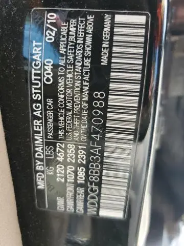 2010 MERCEDES-BENZ C 300 4MATIC  