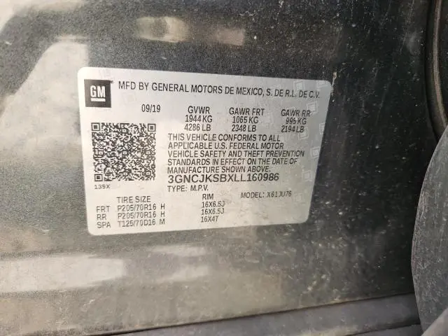 2020 CHEVROLET TRAX LS  