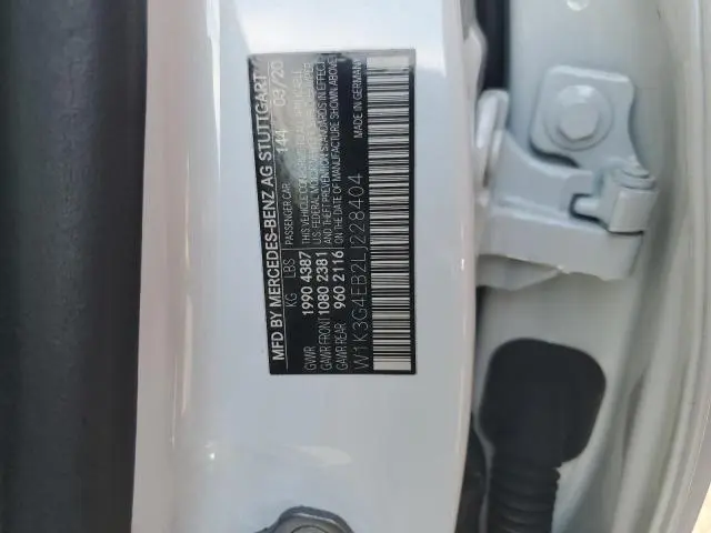 2020 MERCEDES-BENZ A 220