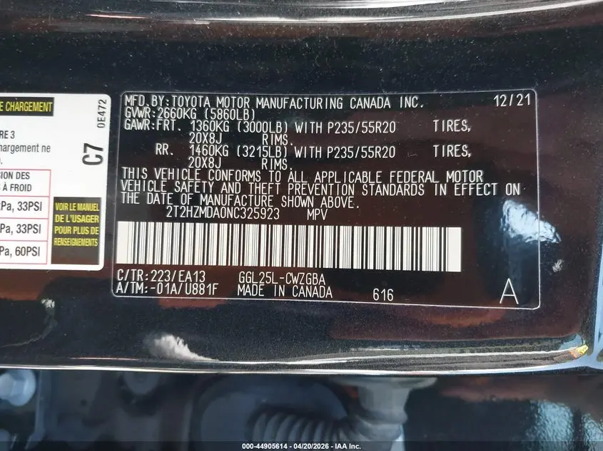 2022 LEXUS RX 350  