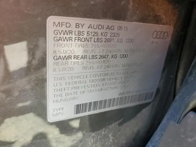 2019 AUDI Q3 PREMIUM PLUS S-LINE  
