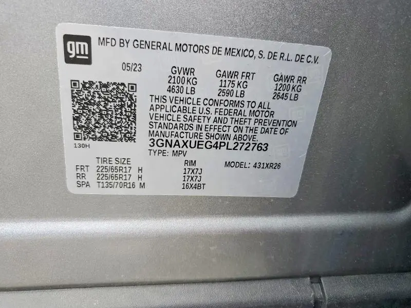 2023 CHEVROLET EQUINOX LT  