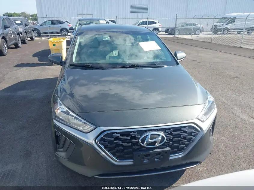 2021 HYUNDAI IONIQ HYBRID BLUE