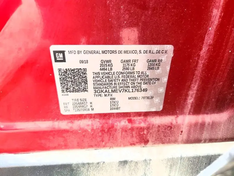 2019 GMC TERRAIN SLE  