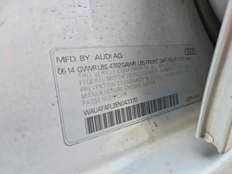 2014 AUDI A4 PREMIUM  