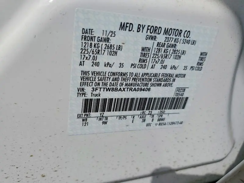 2026 FORD MAVERICK XL  