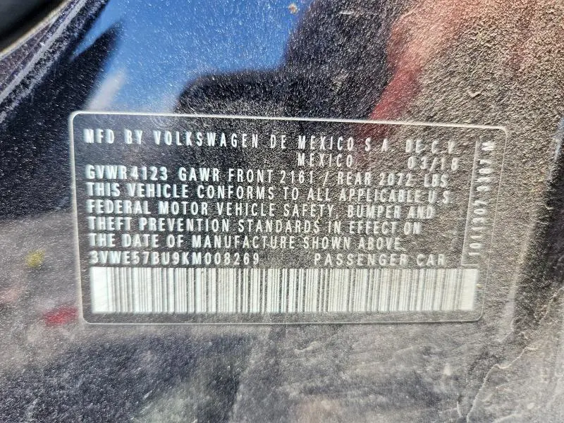 2019 VOLKSWAGEN JETTA SEL  