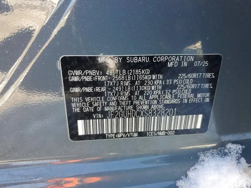 2025 SUBARU CROSSTREK PREMIUM  