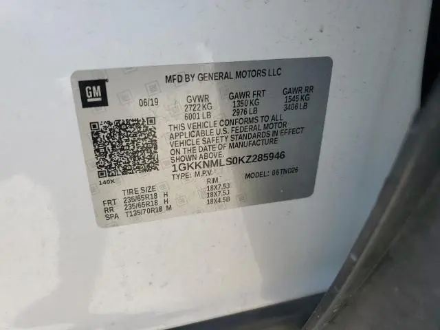2019 GMC ACADIA SLT-1  