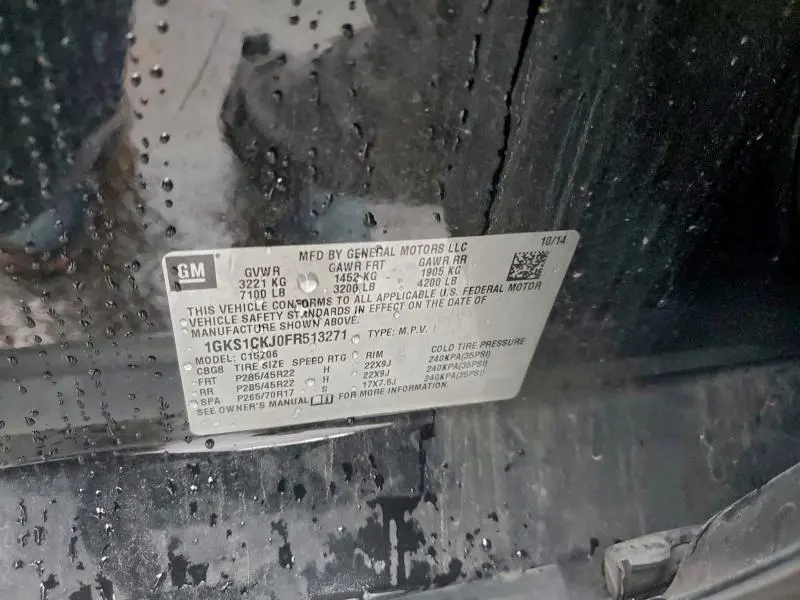 2015 GMC YUKON DENALI  