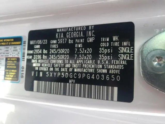 2023 KIA TELLURIDE SX  