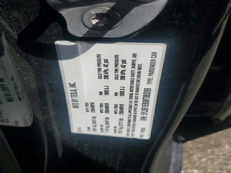2019 TESLA MODEL 3   