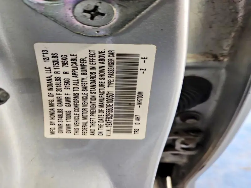 2013 HONDA CIVIC LX  