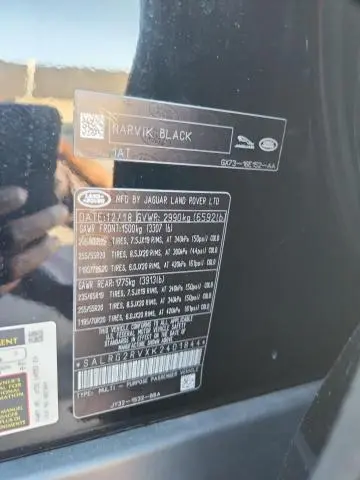 2019 LAND ROVER DISCOVERY SE  