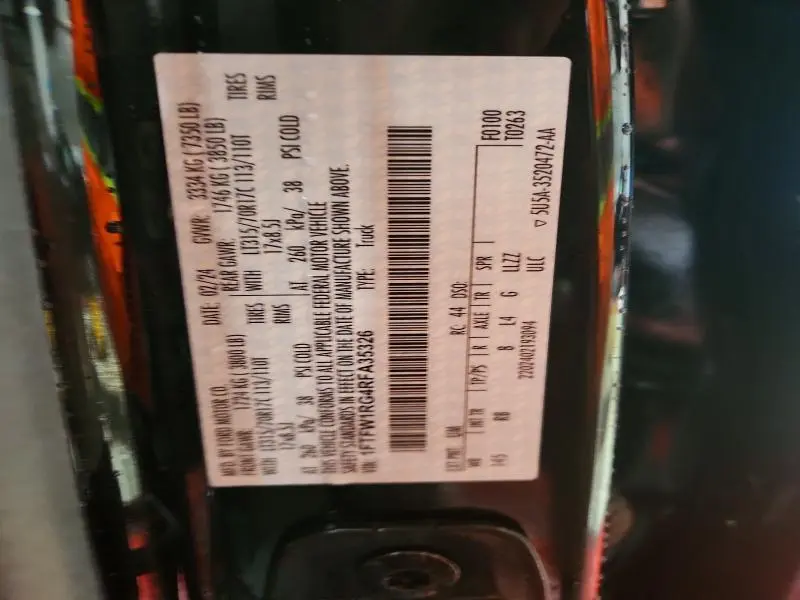 2024 FORD F150 RAPTOR  