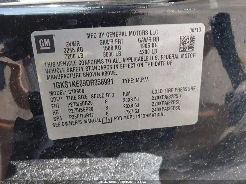 2013 GMC YUKON XL 1500 SLT