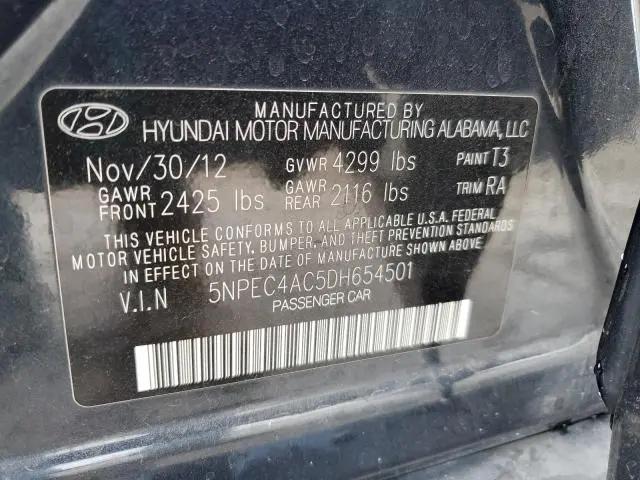 2013 HYUNDAI SONATA SE  