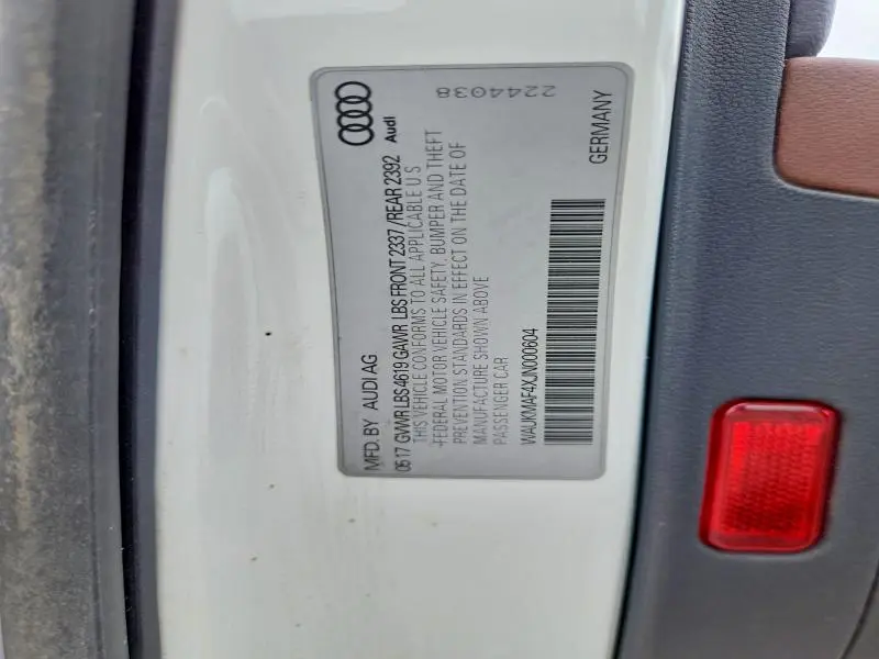 2018 AUDI A4 PREMIUM  