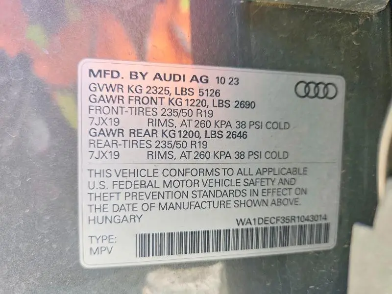 2024 AUDI Q3 PREMIUM S LINE 45  