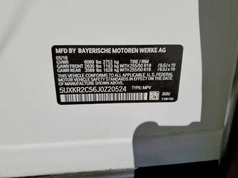 2018 BMW X5 SDRIVE35I  